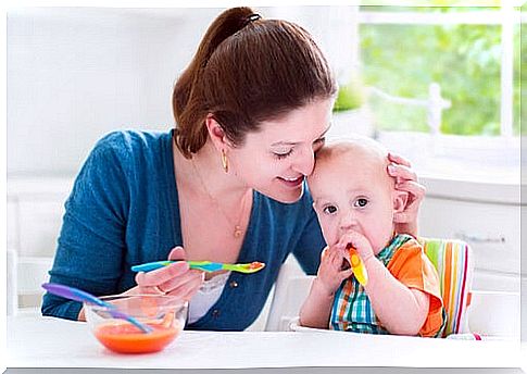 Vegetable mashed potatoes are perfect for letting children try new flavors