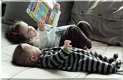 Children reading