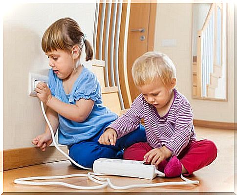 keep children away from electrical outlets